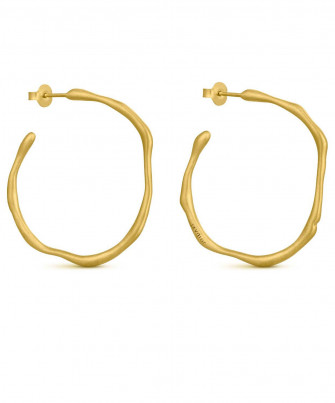 Aros dorados Clara grandes