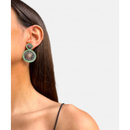 Pendientes Nenúfar Doble